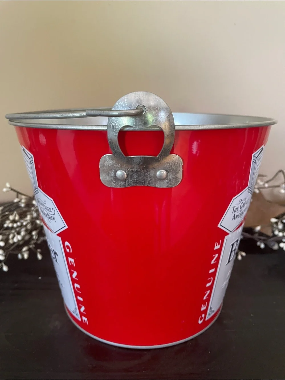 Budweiser branded metal